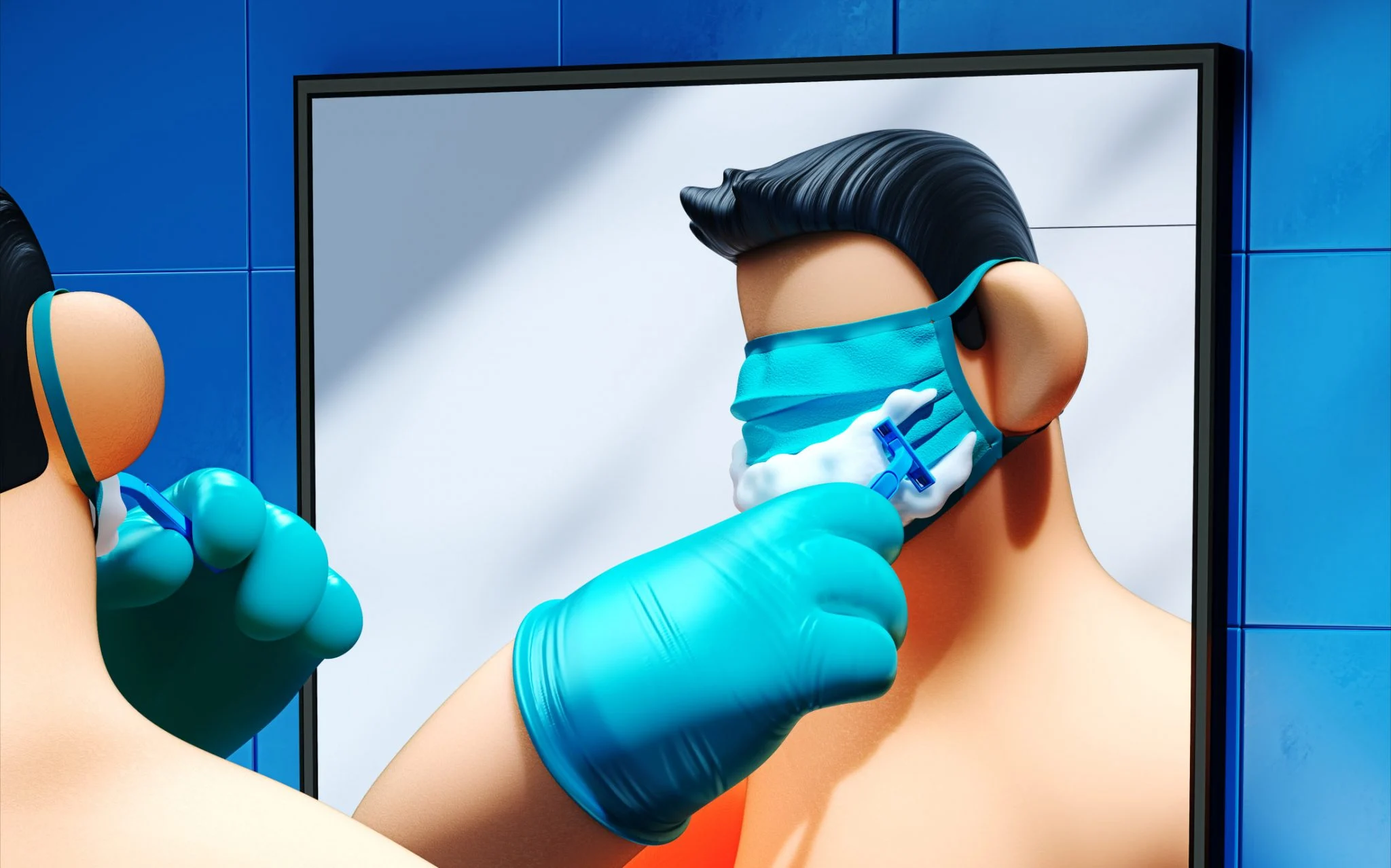 Artwork created in quarantine (COVID19)by Kutuko Studio