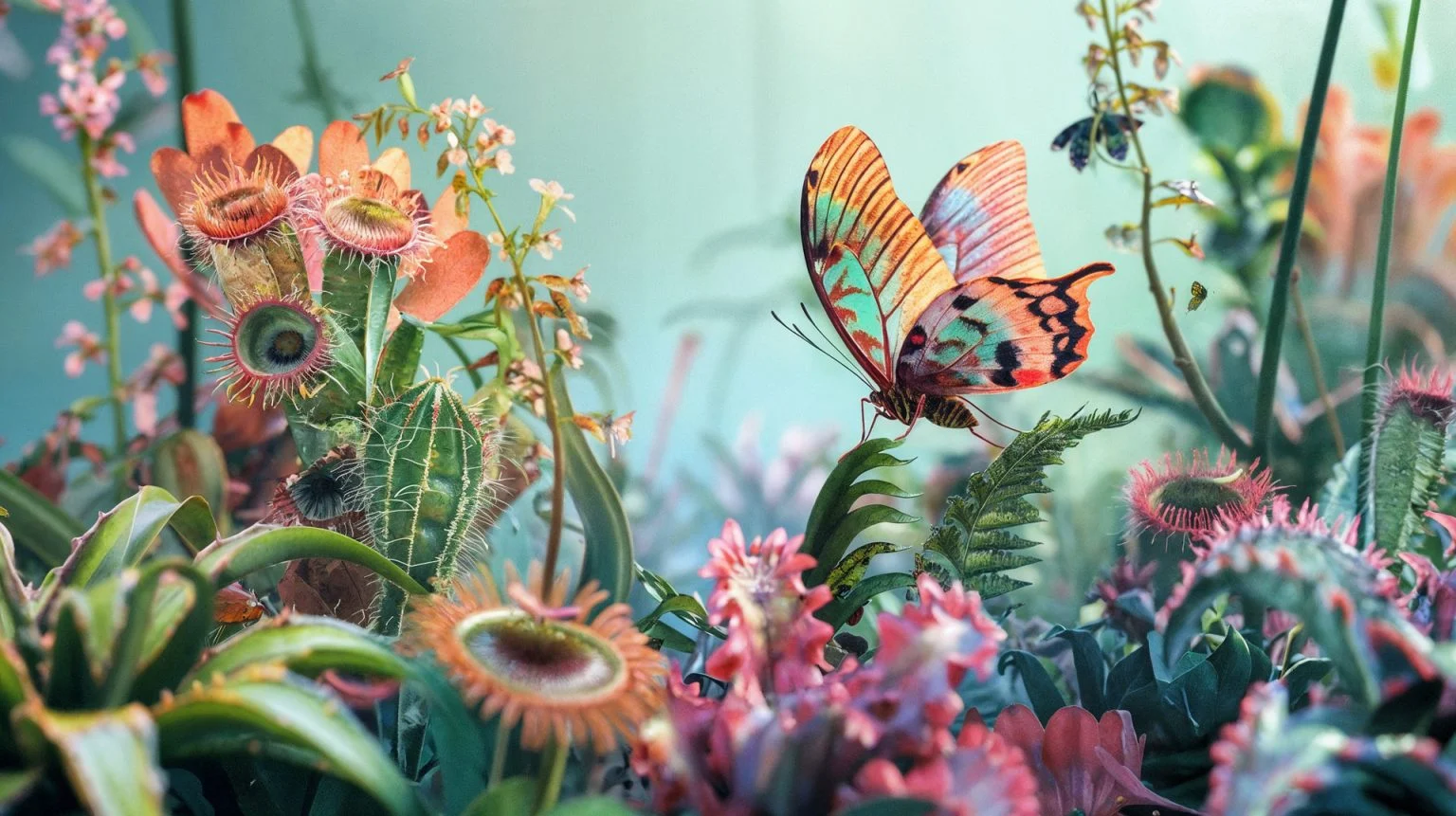 Photorealistic butterfly concept with premium CGI